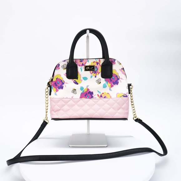 Betsey Johnson Handbags - BETSEY JOHNSON Floral Patterned Crossbody Bag